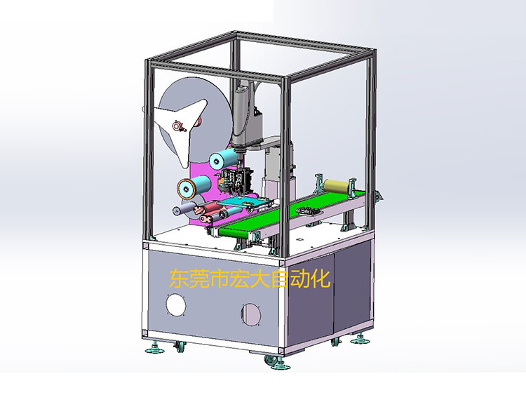 卷料式自动贴脚垫机